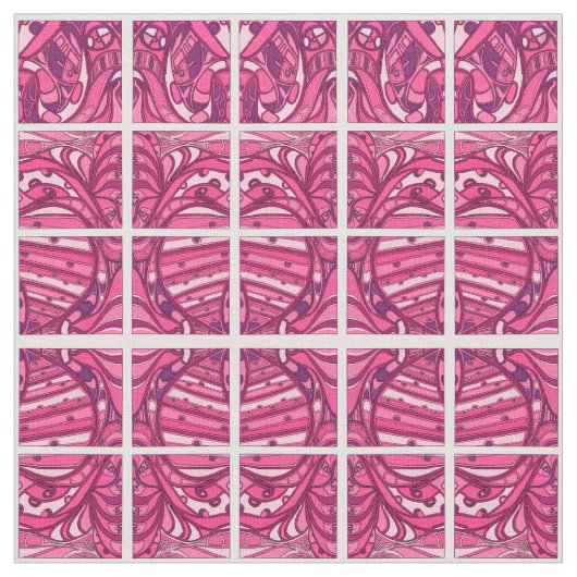 抽象芸術ピンクパ絵画ネル ファブリック (クローズアップ)