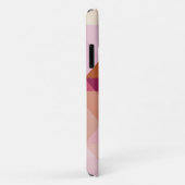 抽象芸術ピンクピーチ幾何学電話ケース Case-Mate iPhoneケース (裏面/右)