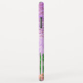 抽象芸術ピンクフォイル花 Case-Mate iPhoneケース (裏面/右)