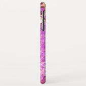 抽象芸術ピンクフォイル花 Case-Mate iPhoneケース (裏面/左)