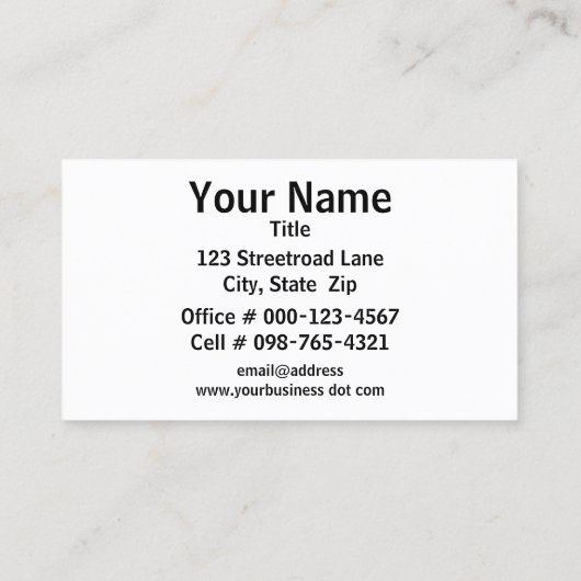 抽象芸術ピンクブルーシルキーストリークスプロフェッショナル 名刺 (裏面)