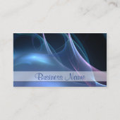 抽象芸術ピンクブルーシルキーストリークスプロフェッショナル 名刺 (正面)