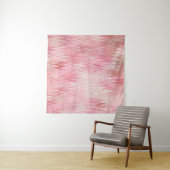 抽象芸術ピンクモザイク背景イラストレーション タペストリー (インサイチュ(横))