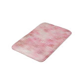 抽象芸術ピンクモザイク背景イラストレーション バスマット (アングル)