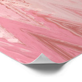 抽象芸術ピンクモザイク背景イラストレーション ポスター (角)