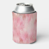 抽象芸術ピンクモザイク背景イラストレーション 缶クーラー (缶裏面)