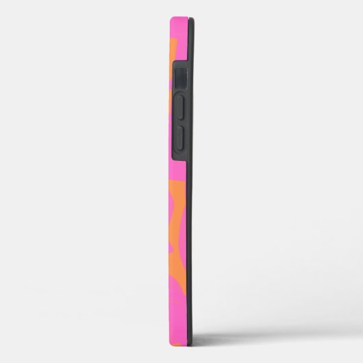 抽象芸術ピンクモノグラムケースメイトiPhoneケース Case-Mate iPhoneケース (裏面 / 左)