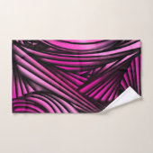 抽象芸術ピンク渦巻き バスタオルセット (ハンドタオル)