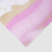 抽象芸術ピンク白金ゴールドグリッター大理石の渦巻き 薄葉紙 (詳細)