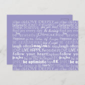 抽象芸術ピンク緑のクリスマスツリー ポストカード (正面/裏面)