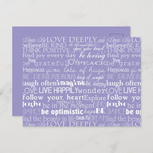 抽象芸術ピンク緑のクリスマスツリー ポストカード (正面/裏面)