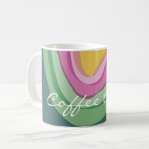 抽象芸術ピンク緑の水色カスタマイズ