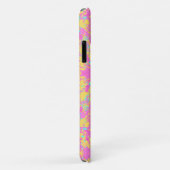 抽象芸術ピンク黄独占的色 Case-Mate iPhoneケース (裏面/右)