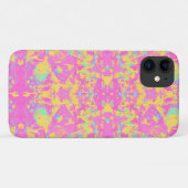 抽象芸術ピンク黄独占的色 Case-Mate iPhoneケース (裏面(横))