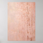 抽象芸術ピンク ポスター (正面)