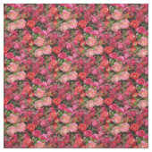 抽象芸術ピンク&赤のバラと緑 ファブリック (見本)