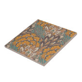 抽象芸術ピーコックの羽の模様 タイル (側面)