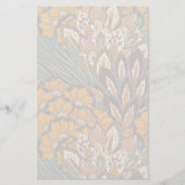 抽象芸術ピーコックの羽の模様 便箋 (正面)