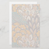 抽象芸術ピーコックの羽の模様 便箋 (正面/裏面)