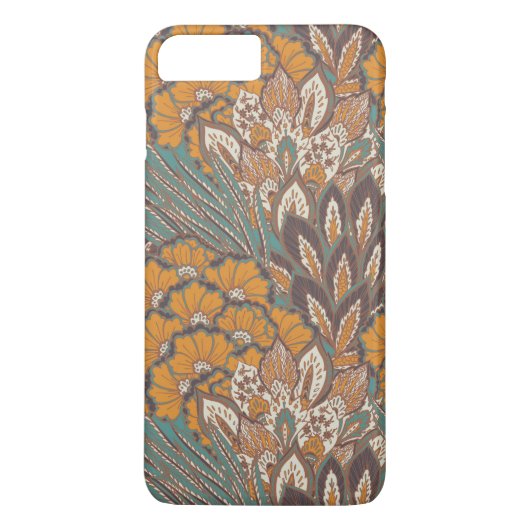 抽象芸術ピーコックの羽の模様 Case-Mate iPhoneケース (裏面)