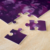 抽象芸術ピースサインヒッピーパーソナライズされたアート ジグソーパズル (側面)