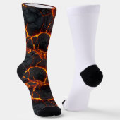 抽象芸術ファイアーデザインの靴下が新しいトレンド ソックス (傾斜あり)