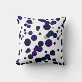 抽象芸術ファンキーアートシェードオブブルーピロークッション クッション