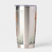 抽象芸術ファンキーキツネ 保温保冷タンブラー (右面)