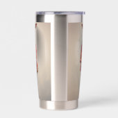 抽象芸術ファンキーキリン 保温保冷タンブラー (左面)