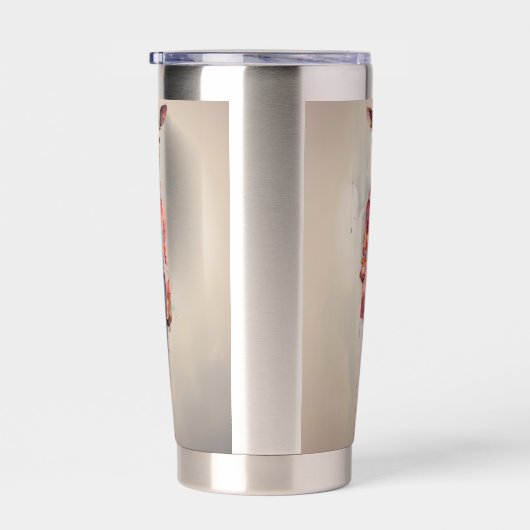 抽象芸術ファンキーキリン 保温保冷タンブラー (右面)