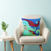 抽象芸術ファンキーサンタクロース クッション (椅子)