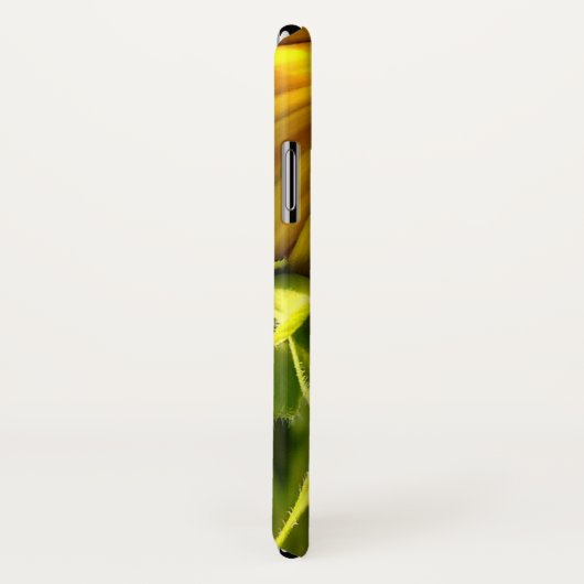 抽象芸術ファンキーレトロひまわり、おびえたジオメトリ Case-Mate iPhoneケース (裏面/右)