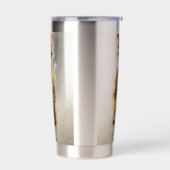 抽象芸術ファンキー雄マウス 保温保冷タンブラー (左面)