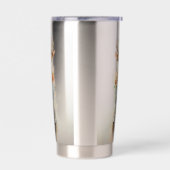 抽象芸術ファンキー鹿 保温保冷タンブラー (左面)