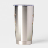 抽象芸術ファンキー鹿 保温保冷タンブラー (右面)