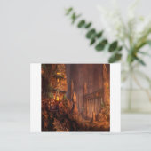 抽象芸術ファンタジーの火 ポストカード (スタンド正面)