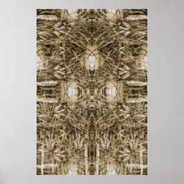 抽象芸術ファンタジー建築ポスター ポスター