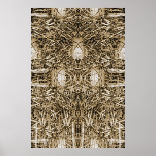 抽象芸術ファンタジー建築ポスター ポスター (正面)