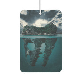 抽象芸術ファンタジー芸術的島 カーエアーフレッシュナー