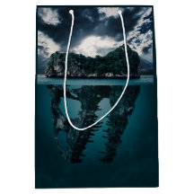 抽象芸術ファンタジー芸術的島