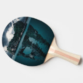抽象芸術ファンタジー芸術的島 卓球ラケット (横)
