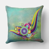 抽象芸術ファンタジー クッション (裏面)