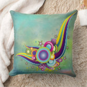 抽象芸術ファンタジー クッション (ブランケット)