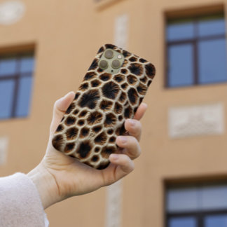 抽象芸術ファーテクスチャタフケース iPhone 15 PRO MAXケース