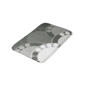 抽象芸術ファーンフォンド – ダークグリーン – バスマット (アングル)