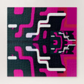 抽象芸術フィエンド – Ken Gage Art ジグソーパズル (横)