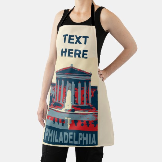 抽象芸術フィラデルフィアデザイン追加文字、エプロン エプロン (インサイチュ)