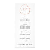 抽象芸術フェイクバラ金ゴールド |価格またはサービス ラックカード (正面)