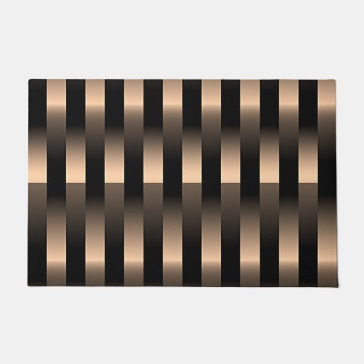 抽象芸術フェイクレッド銅織アートパターン ドアマット (正面)