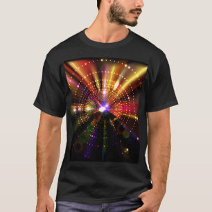 抽象芸術フェスティバルパーティーの背景 Tシャツ
